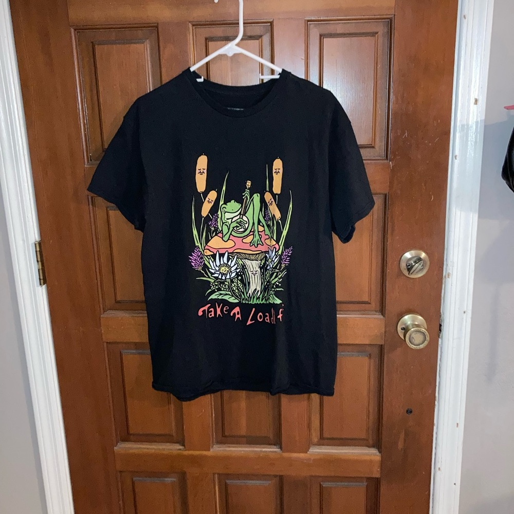 Teen Hearts size L unisex graphic tee take a load off - worn twice